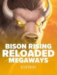 bison rising reloaded megaways game logo